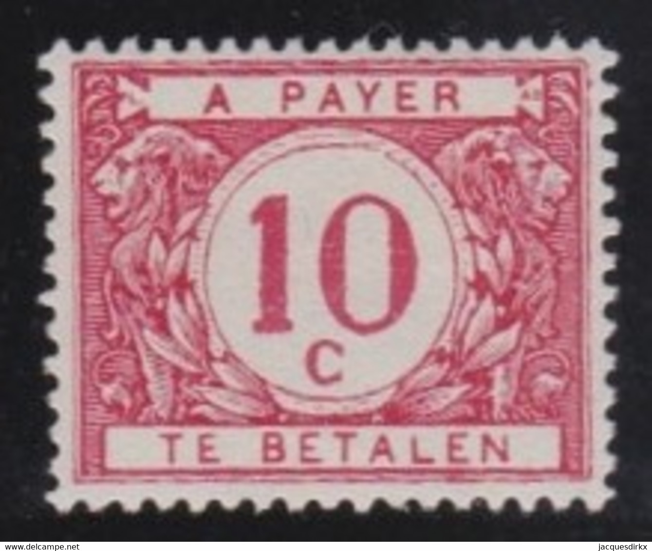 Belgie   .    OBP   .   Taxe  13  (2 Scans)   .    *   .    Ongebruikt Met Gom    .   /    .   Neuf Avec Gomme - Sellos