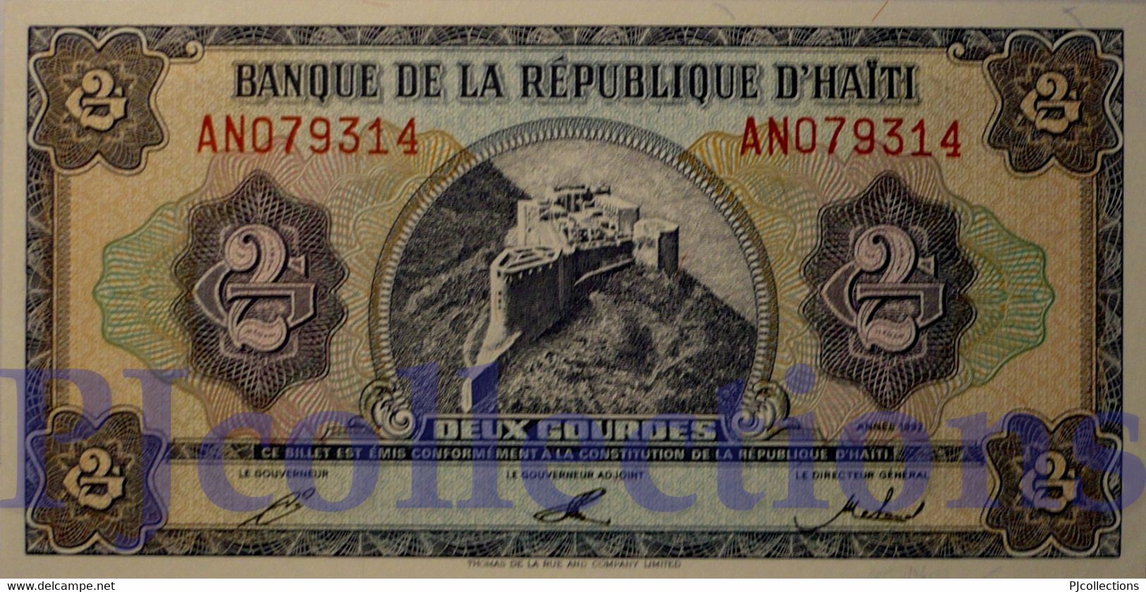 HAITI 2 GOURDES 1992 PICK 260a UNC - Haïti