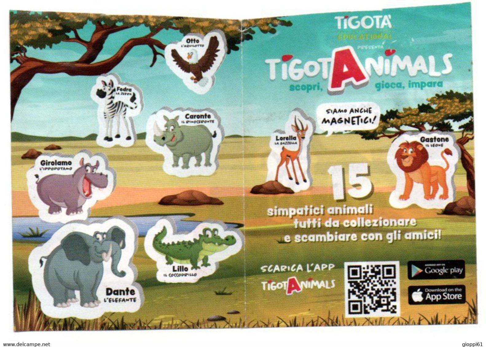 Foglietto Istruzioni Tigotà Animals (Fronte E Retro) - Istruzioni