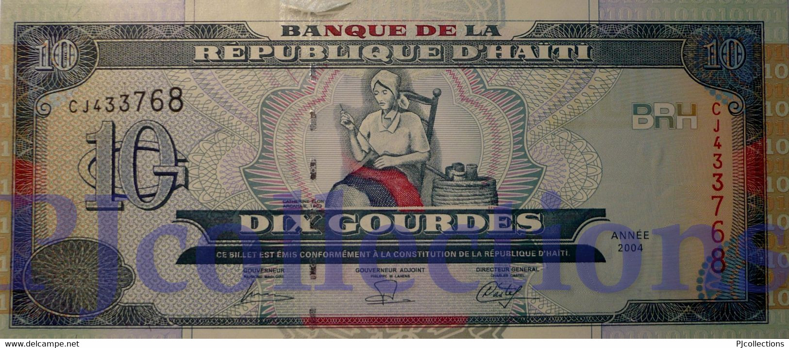 HAITI 10 GOURDES 2004 PICK 265b UNC - Haïti