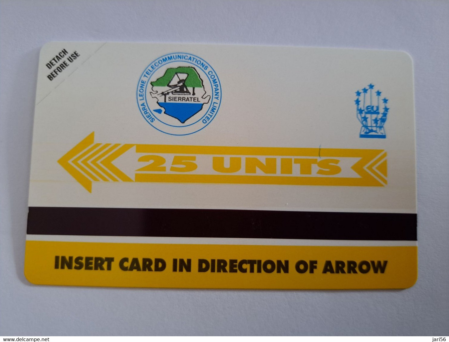 SIERRA LEONE  25 UNITS /  URMET CARD  /FLOWERS       MINT  Card     ** 10599** - Sierra Leone