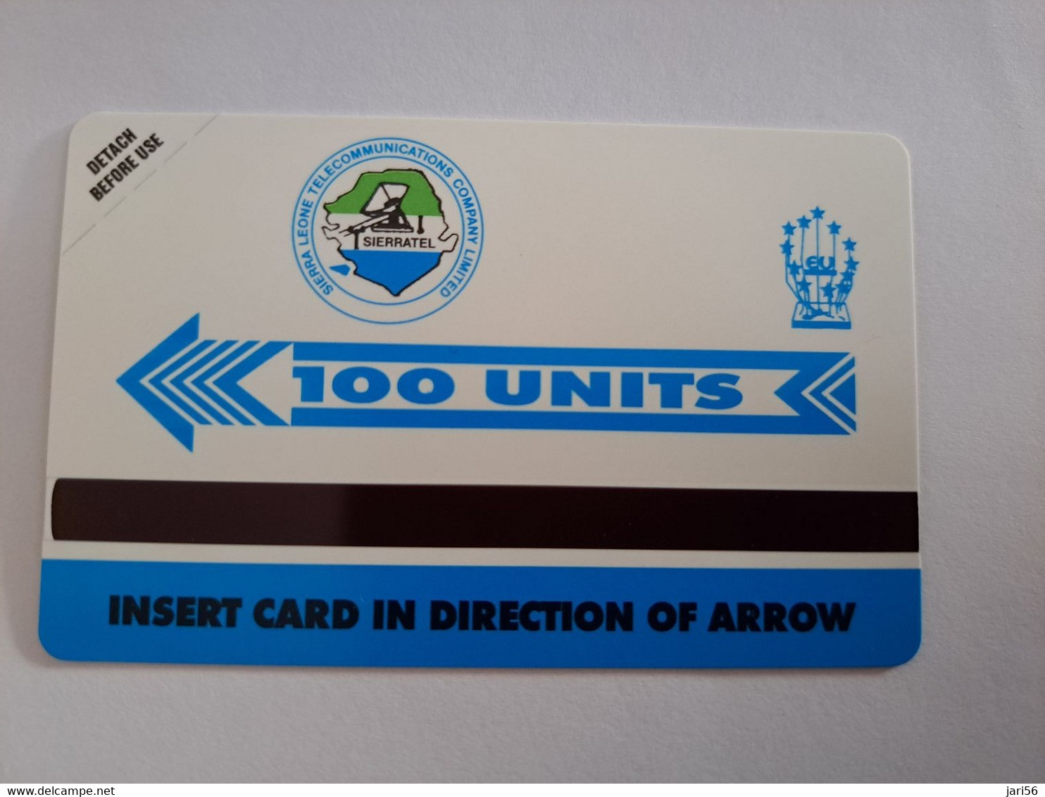 SIERRA LEONE  100 UNITS /  URMET CARD  /FLOWERS       MINT  Card     ** 10600** - Sierra Leona