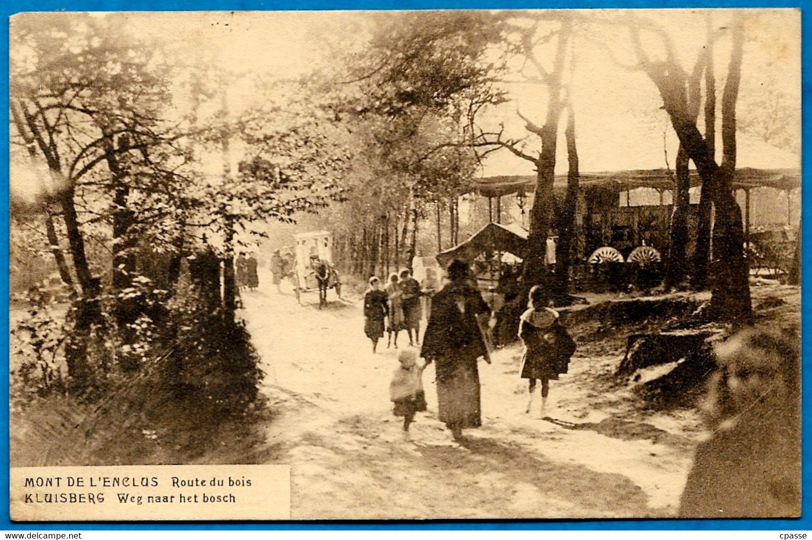 CPA Belgique Belgie Hainaut MONT-de-L'ENCLUS - Route Du Bois (KLUISBERG Weg Naar Het Bosch) ° Gyselynck) - Kluisbergen