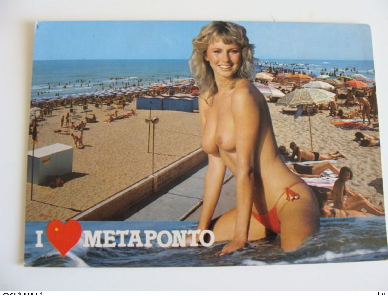 METAPONTO  FEMME SEXI    SENO  SEIN    NU  NUE   FEMME    PIN UP    VIAGGIATA COME DA FOTO - Pin-Ups