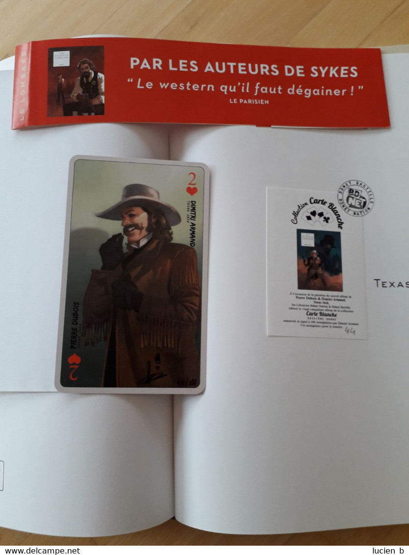 ARMAND - Ex-libris - Carte Blanche "Texas Jack"  (***) - Illustratori A - C