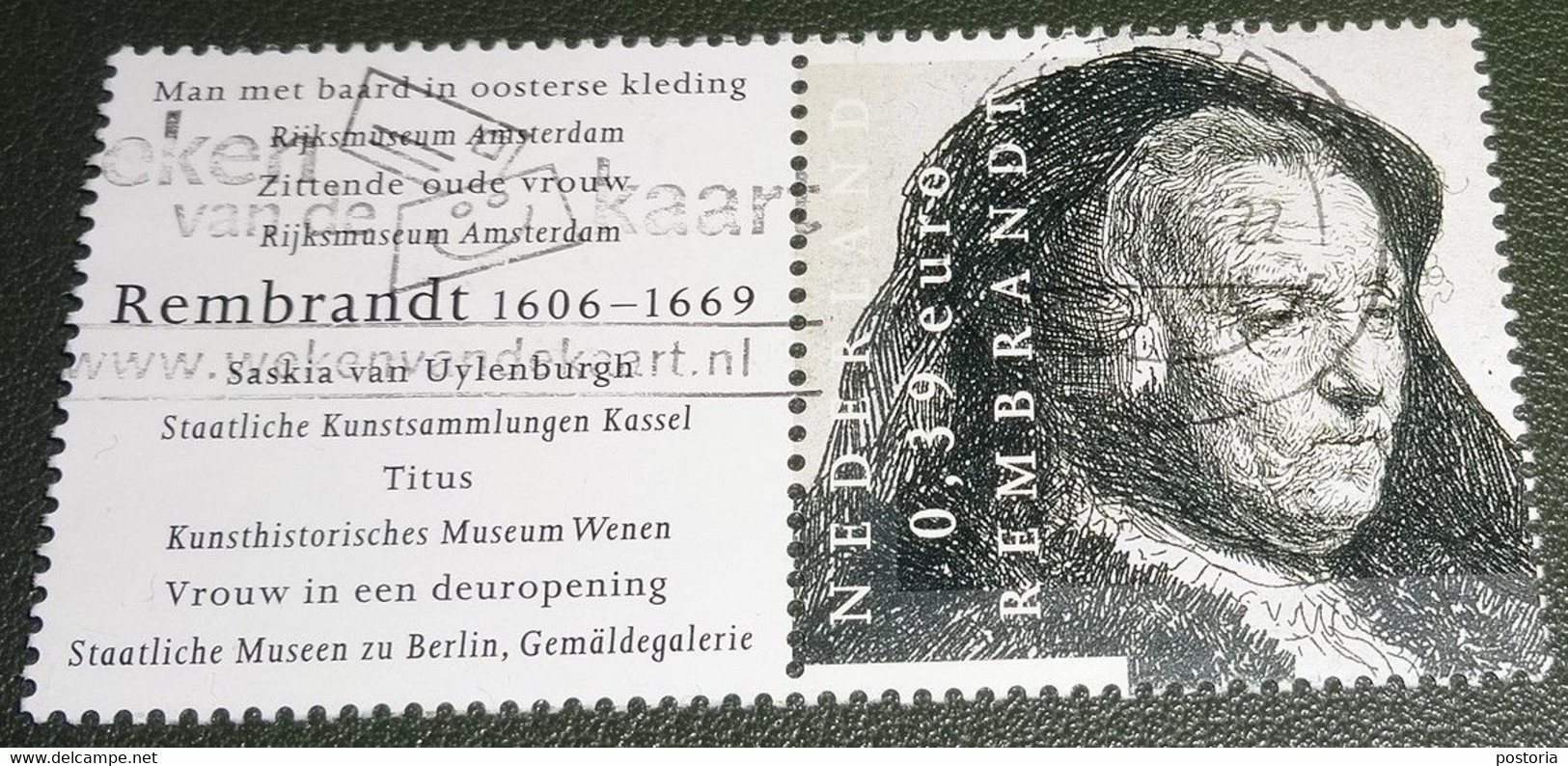 Nederland - NVPH - 2430 - 2006 - Gebruikt - Cancelled - Rembrandt - Zittende Oude Vrouw - Tab - Usati