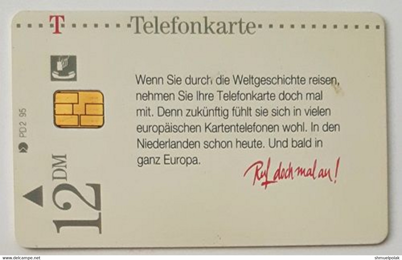 GERMANY Phone Card Telefonkarte Deutsche Telkom1995 12DM ? Have Been Issued - Sonstige & Ohne Zuordnung