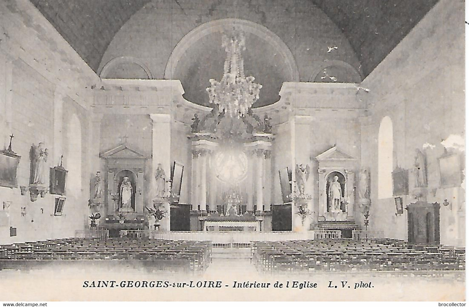 SAINT GEORGES  ( 49 ) - Intérieur De L'Eglise - Saint Georges Sur Loire