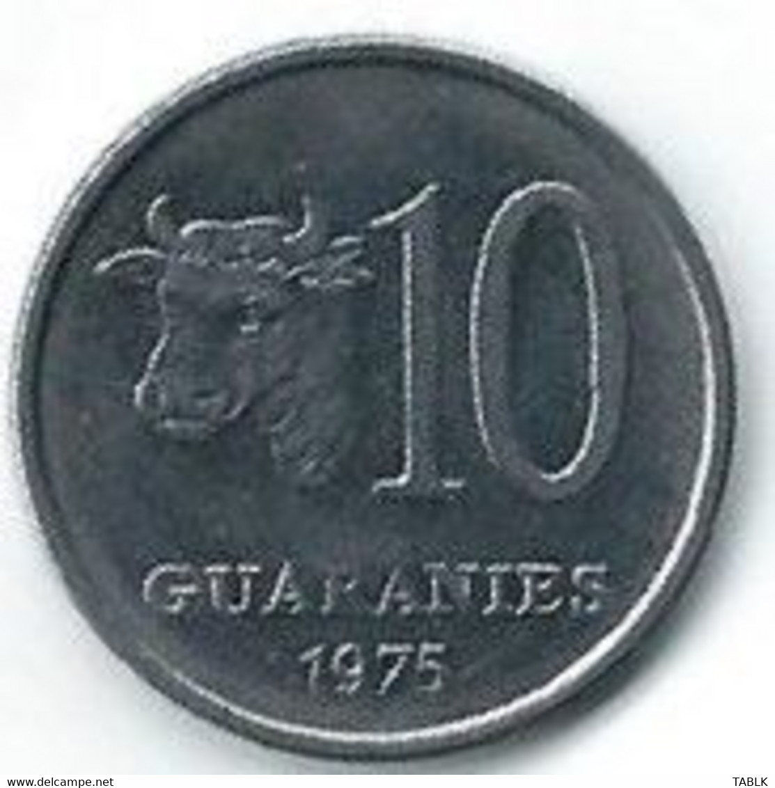 M347 - PARAGUAY - 10 GUARINIES 1975 - Paraguay