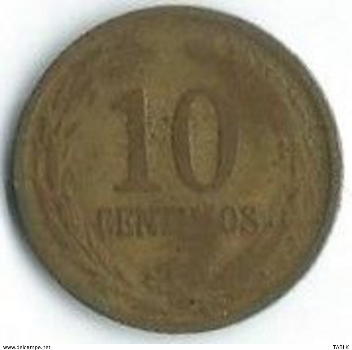 M349 - PARAGUAY - 10 CENTIMES 1944 - Paraguay