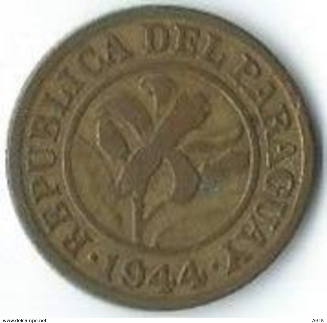 M349 - PARAGUAY - 10 CENTIMES 1944 - Paraguay