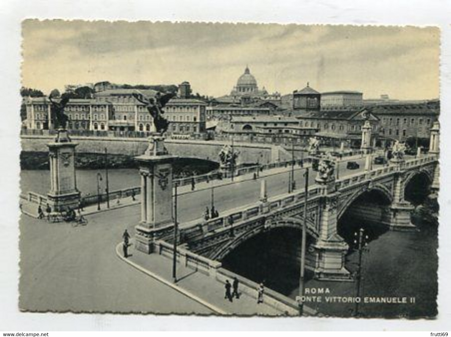 AK 073897 ITALY - Roma - Ponte Vittorio Emanuele II - Pontes