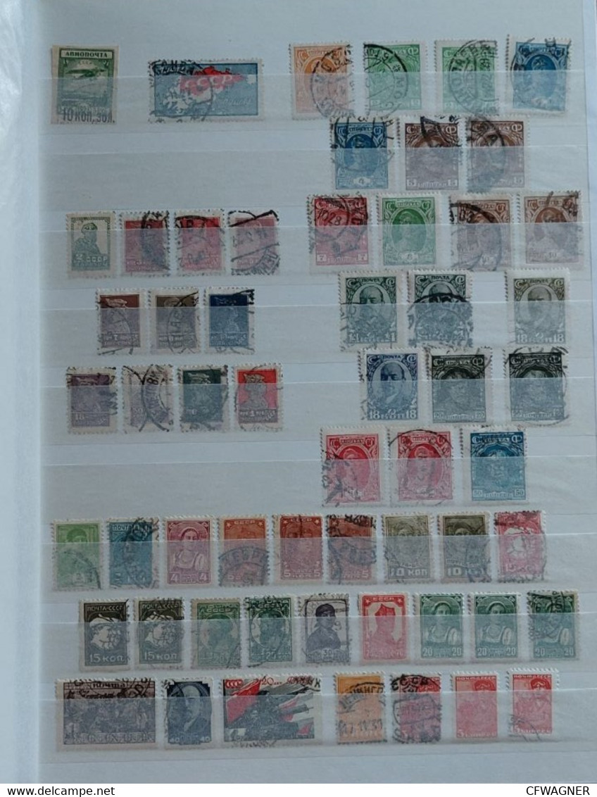 Russia Collection In Stock Album, Empire To 1991, Not Complete But Good Values Incl 1930/40ies, Good Quality - Collezioni