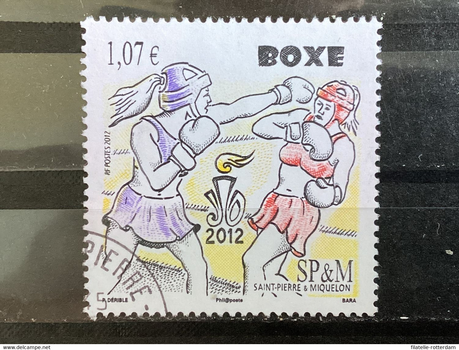 St. Pierre & Miquelon - Boxen (1.07) 2012 - Used Stamps