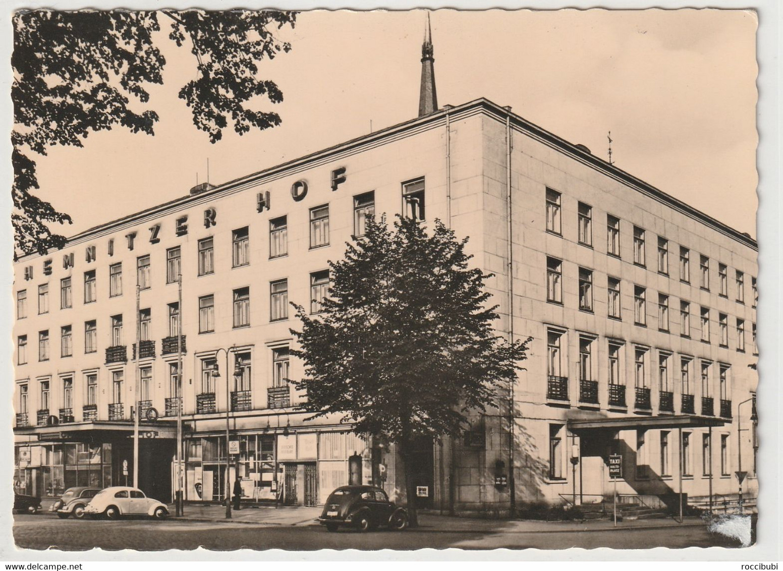 Chemnitz, Karl-Marx-Stadt, HO-Hotel "Chemnitzer Hof" - Chemnitz (Karl-Marx-Stadt 1953-1990)