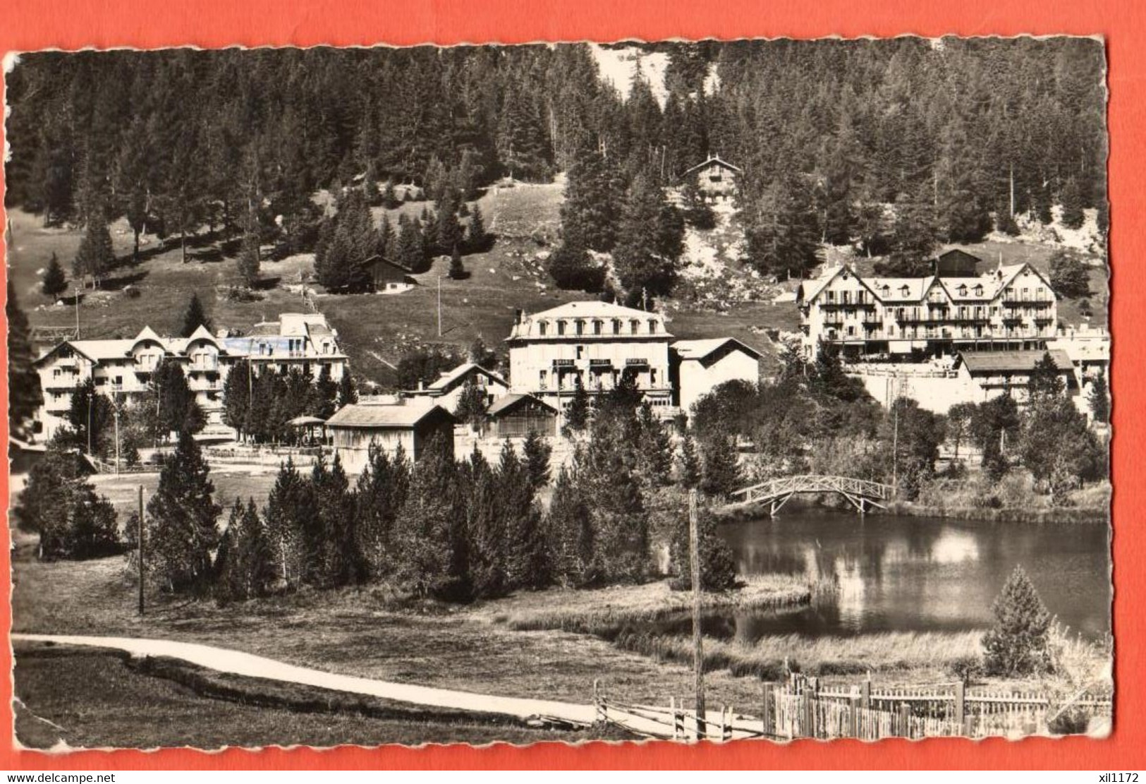 ZRL-14  Champex  Les Hotels  Circulé Vers Saxon, Date Illisible.   Soc. Graphique 2106 - Saxon