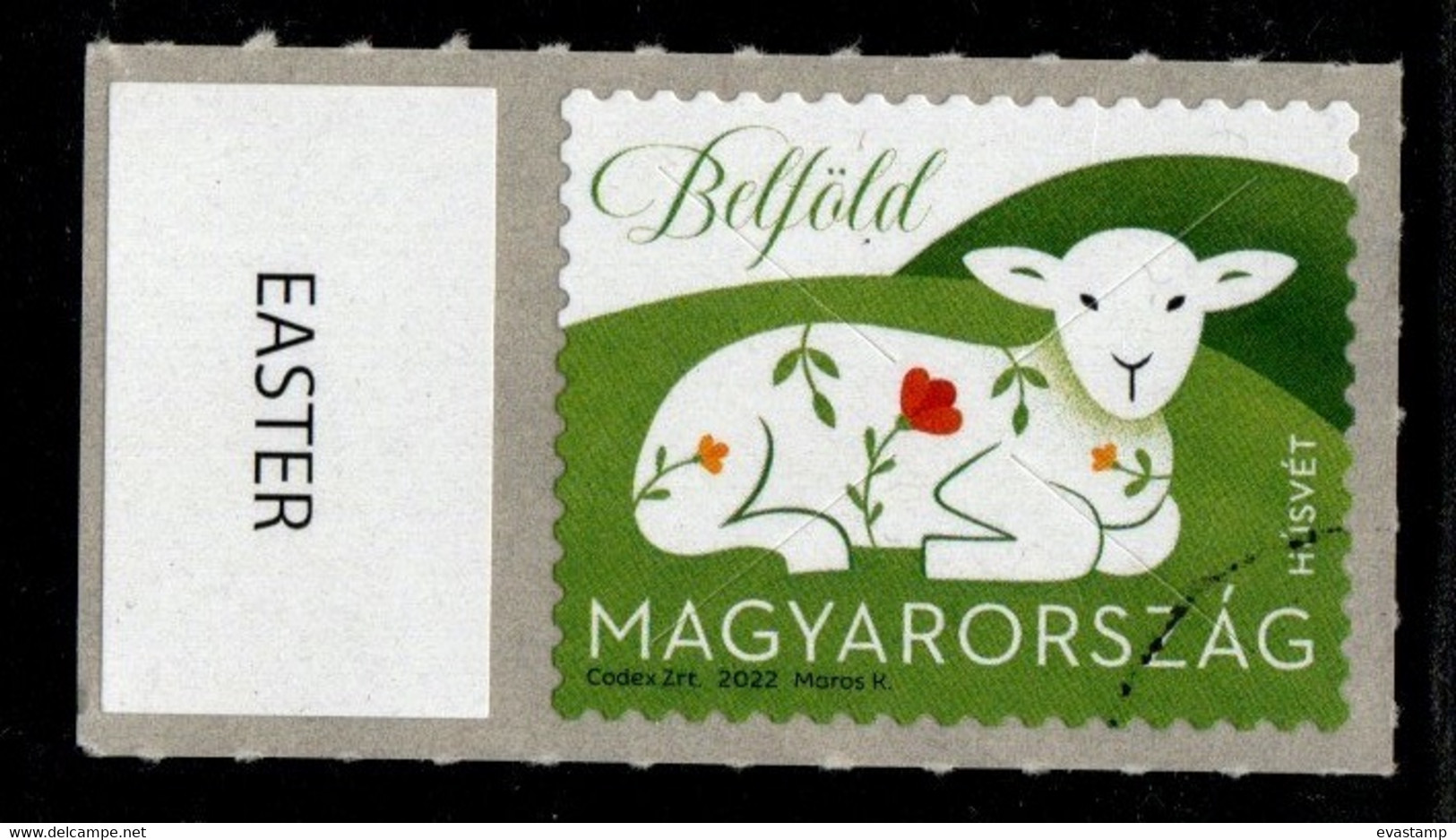 HUNGARY - 2022. SPECIMEN -  Easter / Lamb   MNH!!! - Proofs & Reprints