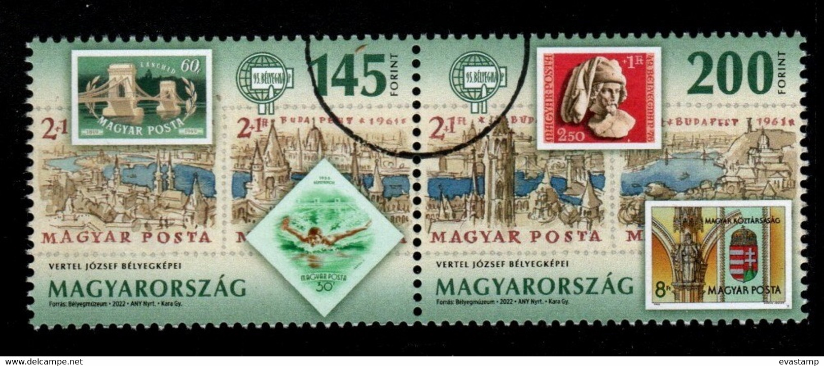 HUNGARY - 2022. SPECIMEN 95th Stamp Day / Birth Centenary Of The Stamp Designer József Vertel MNH!!! - Probe- Und Nachdrucke