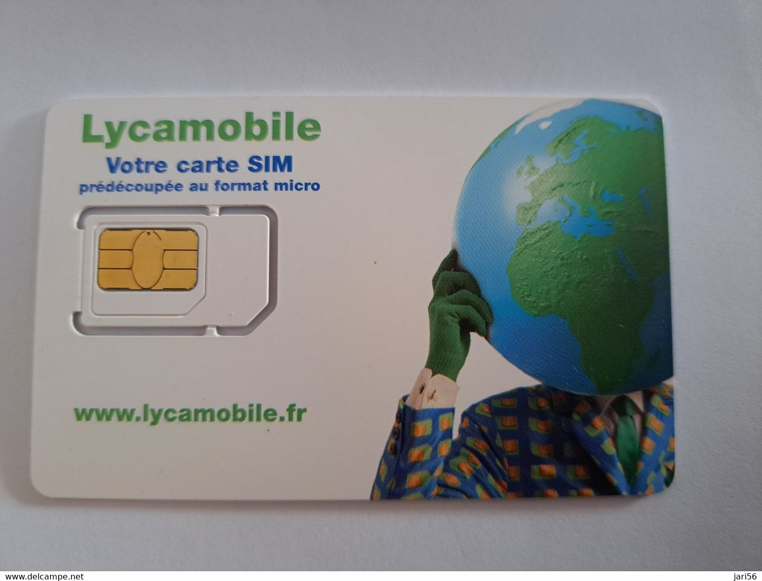 FRANCE/FRANKRIJK   SIM  GSM  LYCAMOBILE / VOTRE CARTE SIM    MOBILE  /  WITH CHIP   / MINT   ** 10608 ** - Nachladekarten (Handy/SIM)