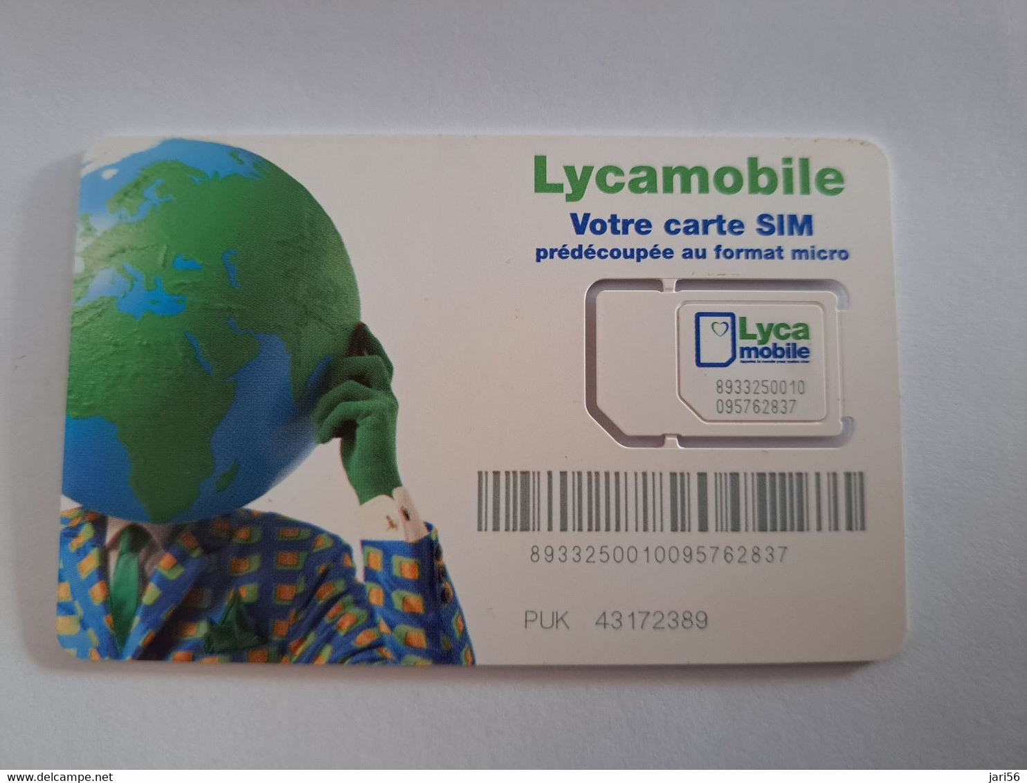 FRANCE/FRANKRIJK   SIM  GSM  LYCAMOBILE / VOTRE CARTE SIM    MOBILE  /  WITH CHIP   / MINT   ** 10608 ** - Nachladekarten (Handy/SIM)