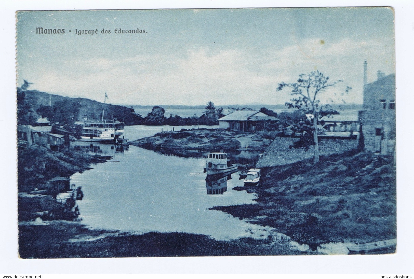 F932) Brazil Manaus Igarapé Dos Educandos Ed. Livraria Académica - Manaus