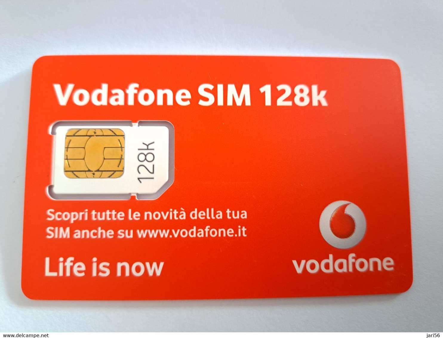 ITALIA  / GSM SIM CARD / VODAFONE /  SIM  LIVE IS NOW 128K    MINT    ** 10611** - Public Ordinary