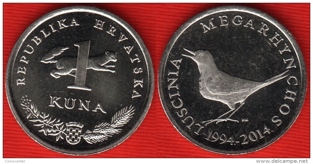 Croatia 1 Kuna 2014 "20th Ann. Of Kuna Currency" UNC - Croatia