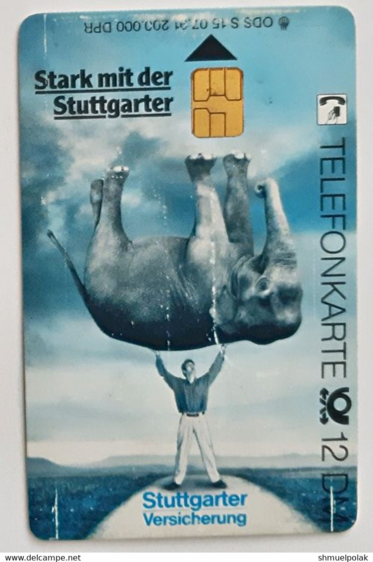 GERMANY Phone Card Telefonkarte Deutsche Telkom1991 12DM 200000 Have Been Issued - Other & Unclassified