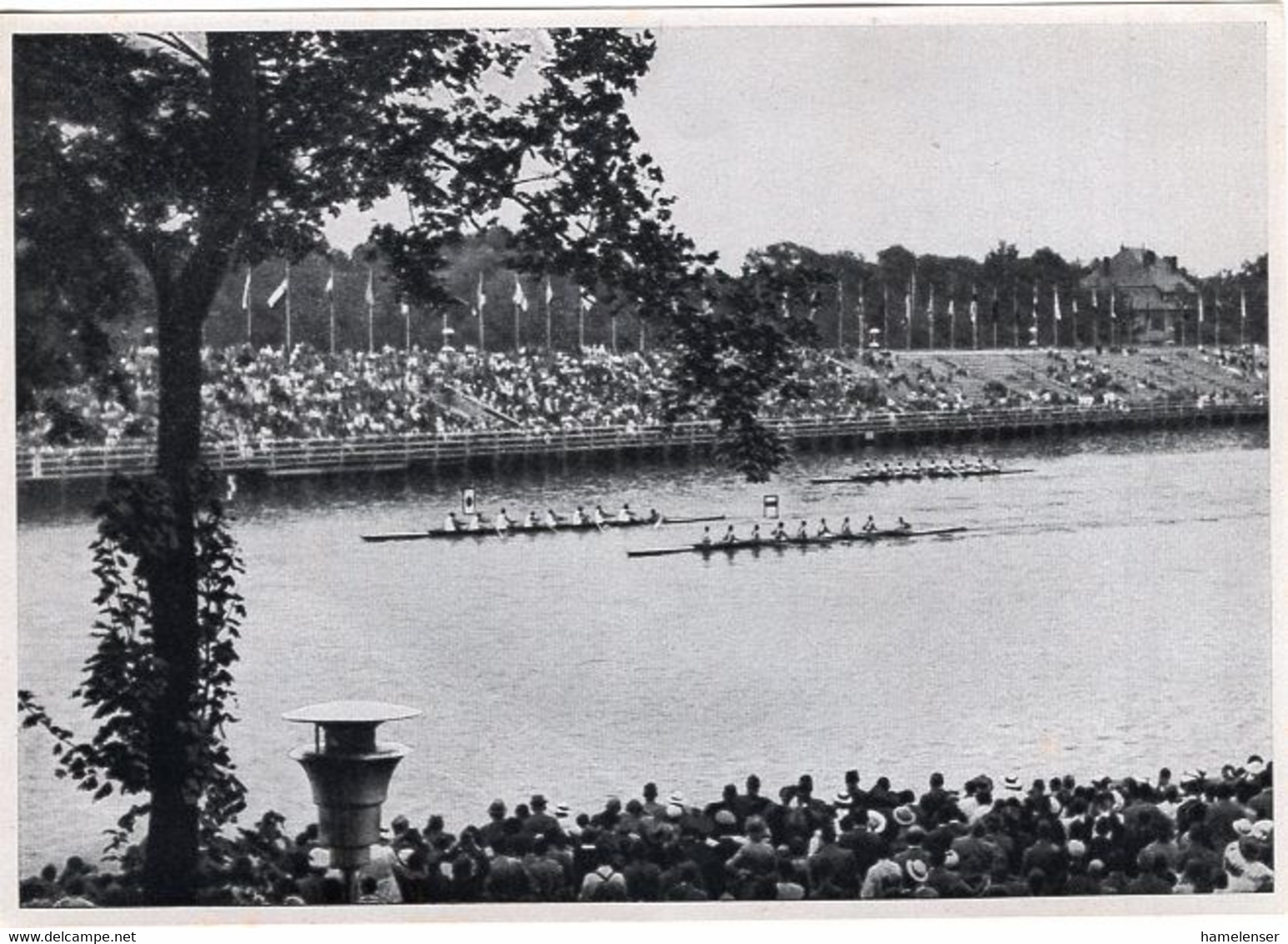 53926 - Deutsches Reich - 1936 - Olympiade, Sammelwerk Nr. 14, Gruppe 59, Bild 106 - Autres & Non Classés