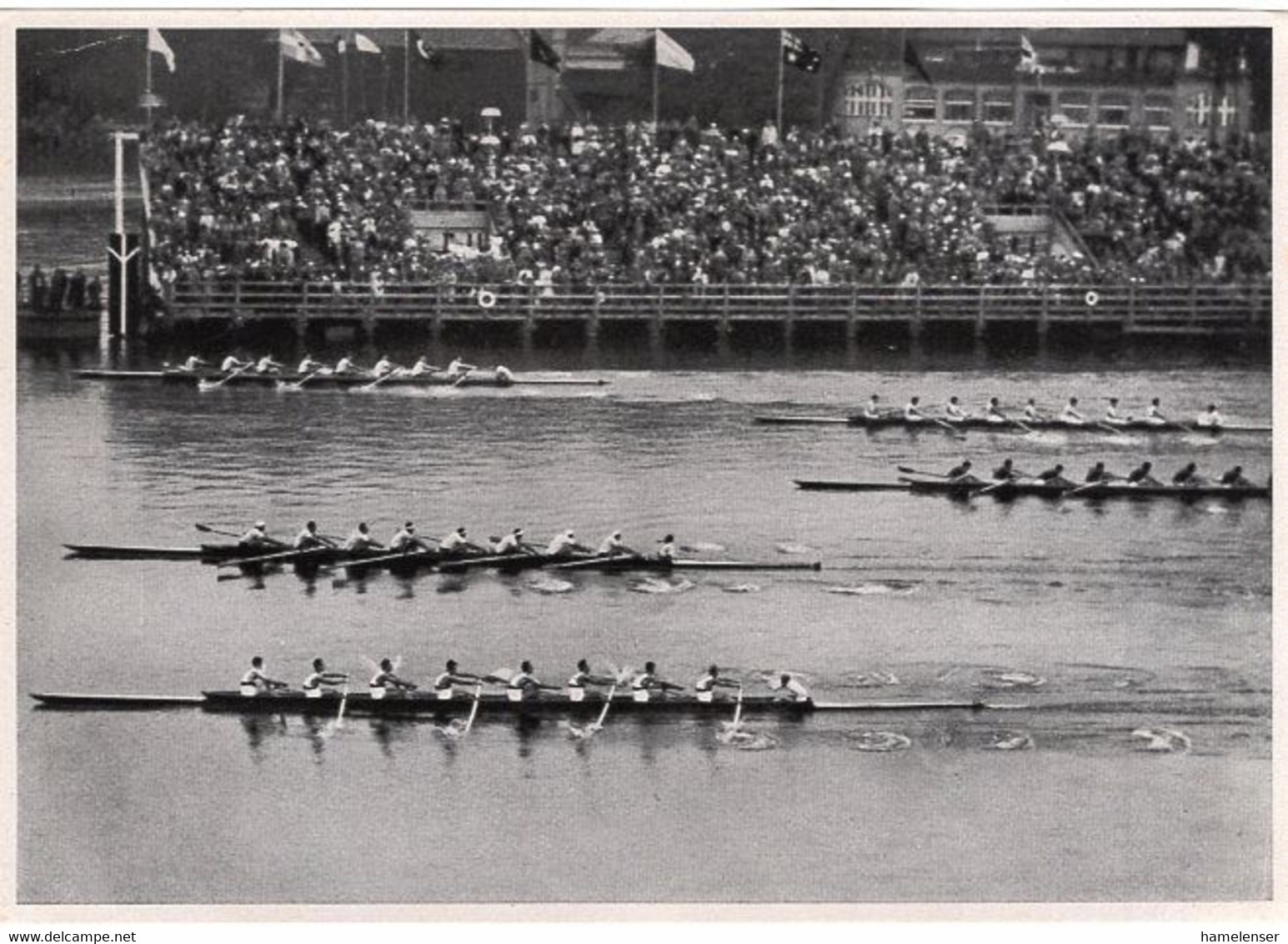 53949 - Deutsches Reich - 1936 - Olympiade, Sammelwerk Nr. 14, Gruppe 58, Bild 113 - Autres & Non Classés