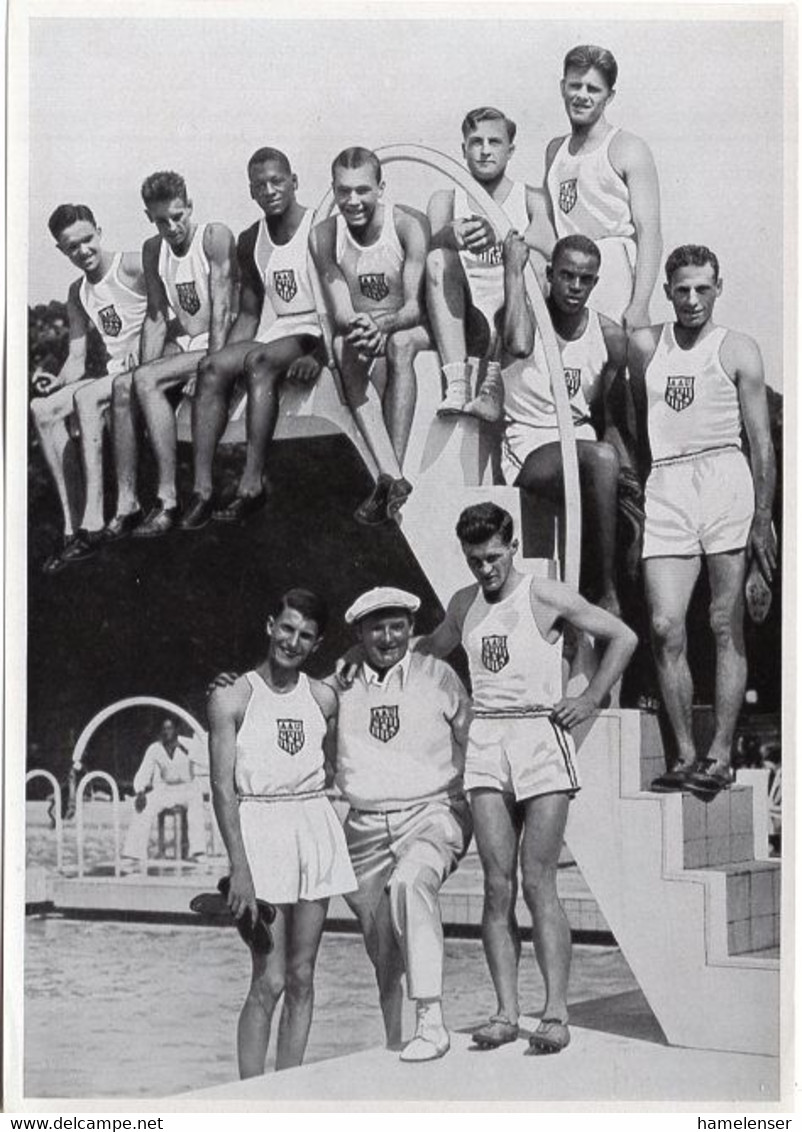 53971 - Deutsches Reich - 1936 - Olympiade, Sammelwerk Nr. 13, Gruppe 55, Bild 132 - Autres & Non Classés