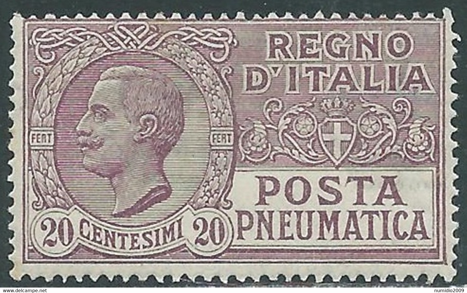 1925 REGNO POSTA PNEUMATICA 20 CENT MNH ** - RF39-6 - Poste Pneumatique