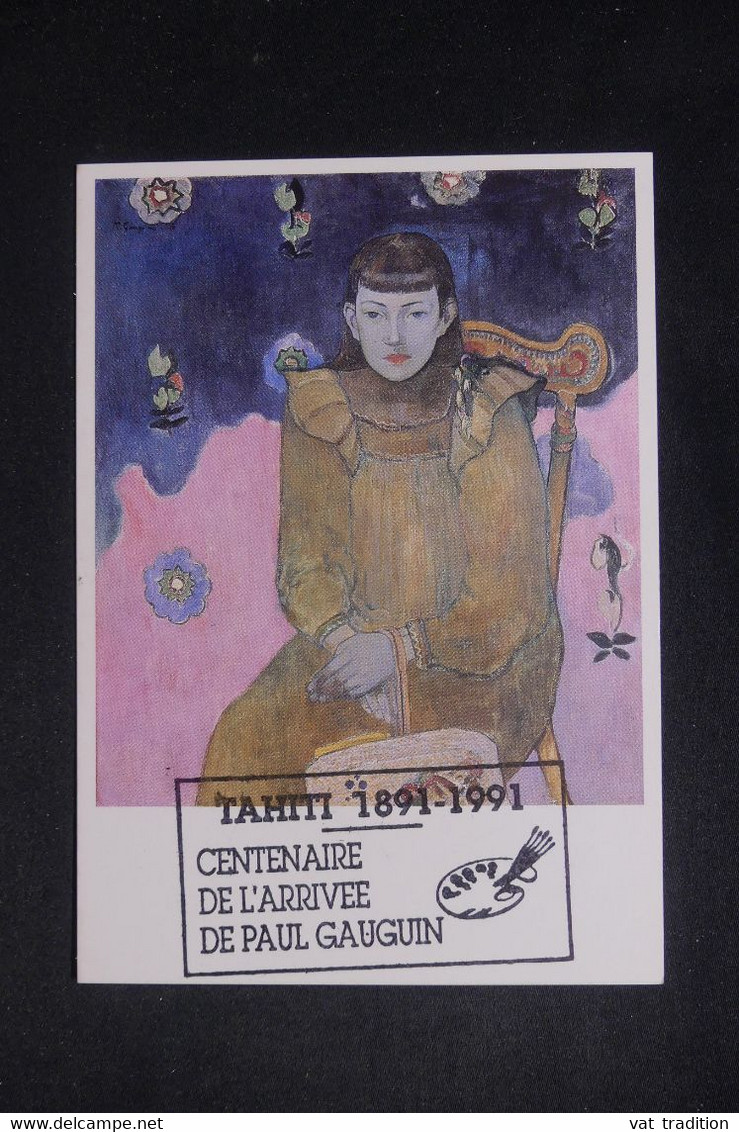 POLYNÉSIE - Carte Souvenir Du Musée Gauguin En 1991 - L 128783 - Cartas & Documentos