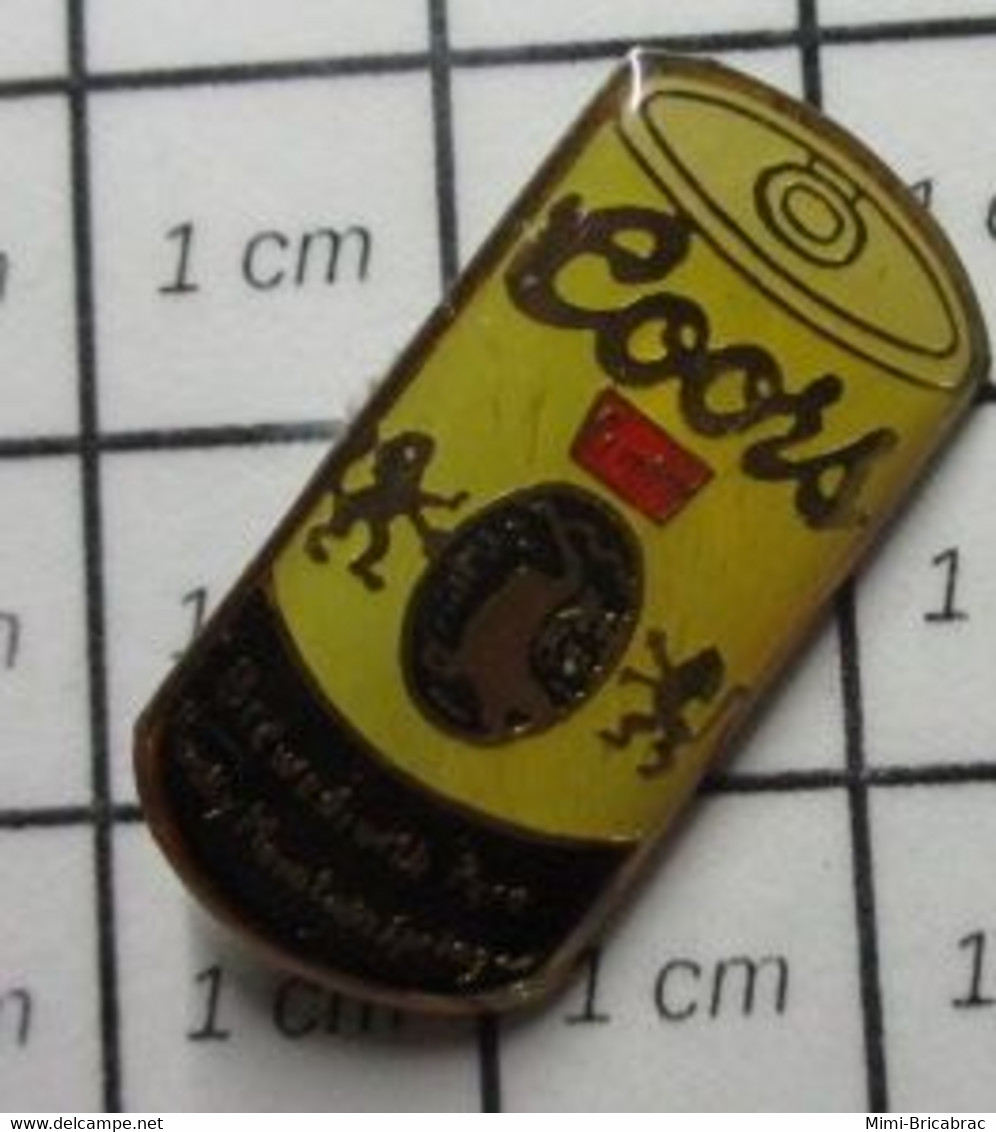 1421 Pin's Pins / Beau Et Rare / THEME : BIERES / CANETTE DE BIERE COORS - Bière