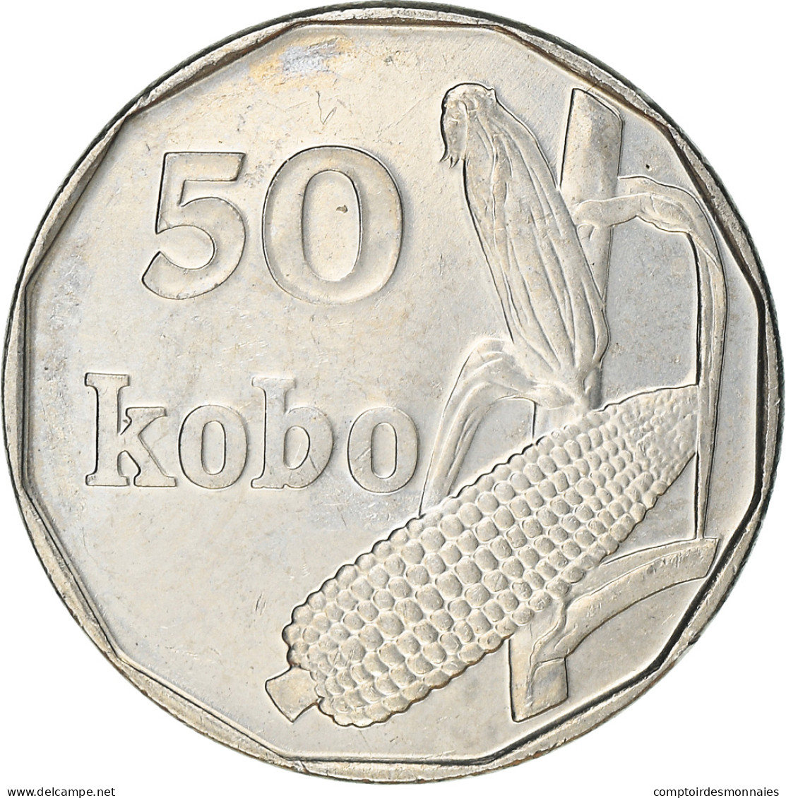 Monnaie, Nigéria, 50 Kobo, 2006, SPL, Nickel Clad Steel, KM:13.3 - Nigeria