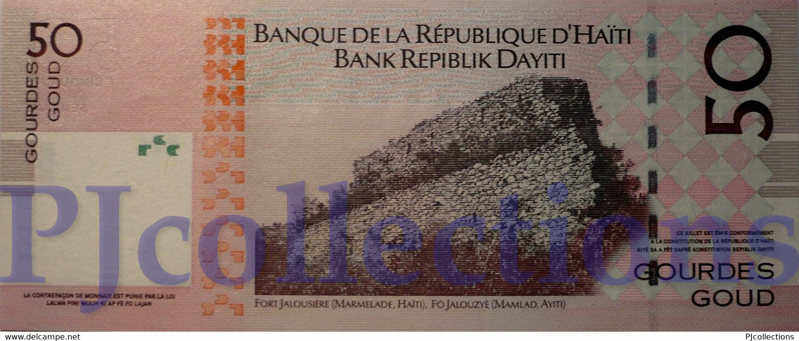 HAITI 50 GOURDES 2004 PICK 274a UNC - Haïti