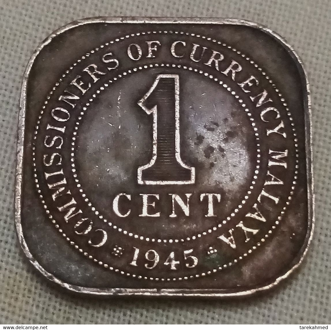 MALAYA - 1 Cent ,1945 , KM 6 , George VI , Perfect - Malaysia