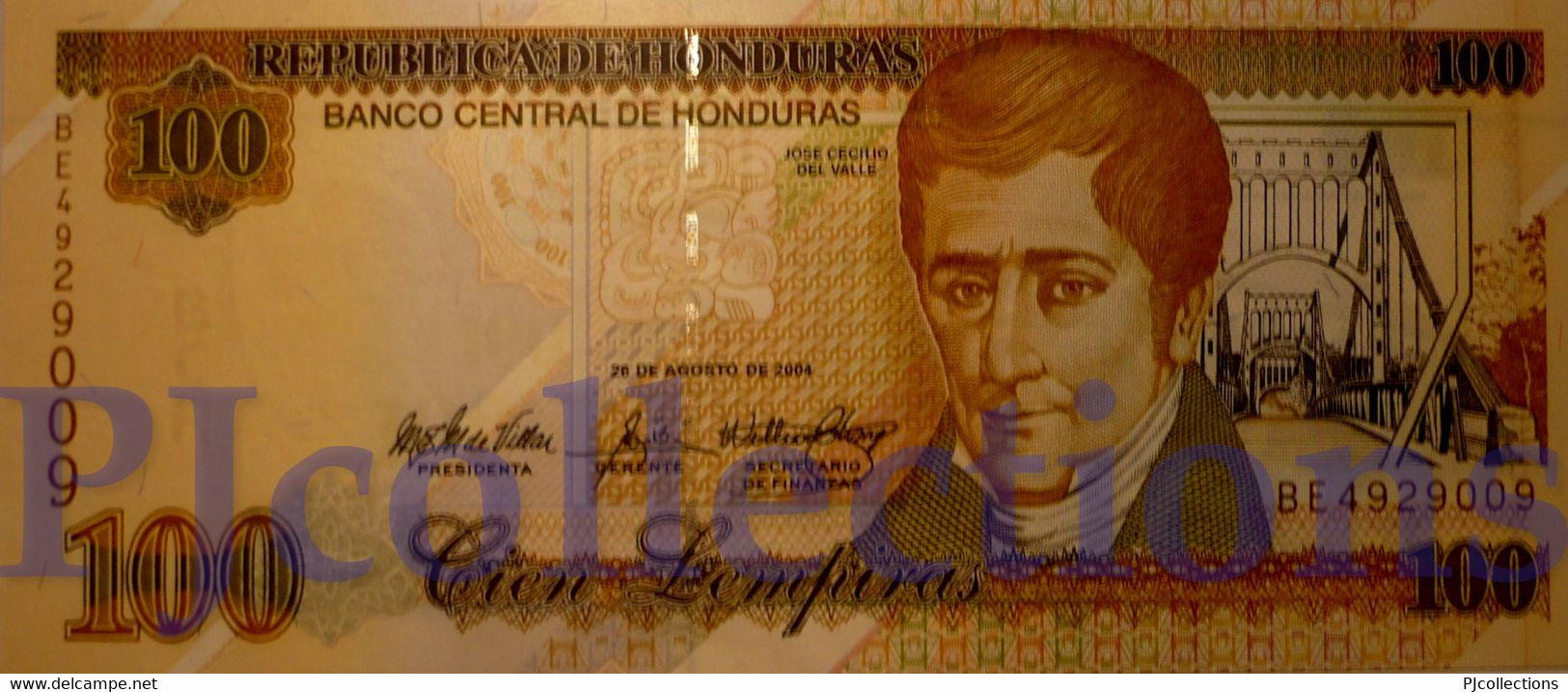HONDURAS 100 LEMPIRAS 2004 PICK 77g UNC - Honduras