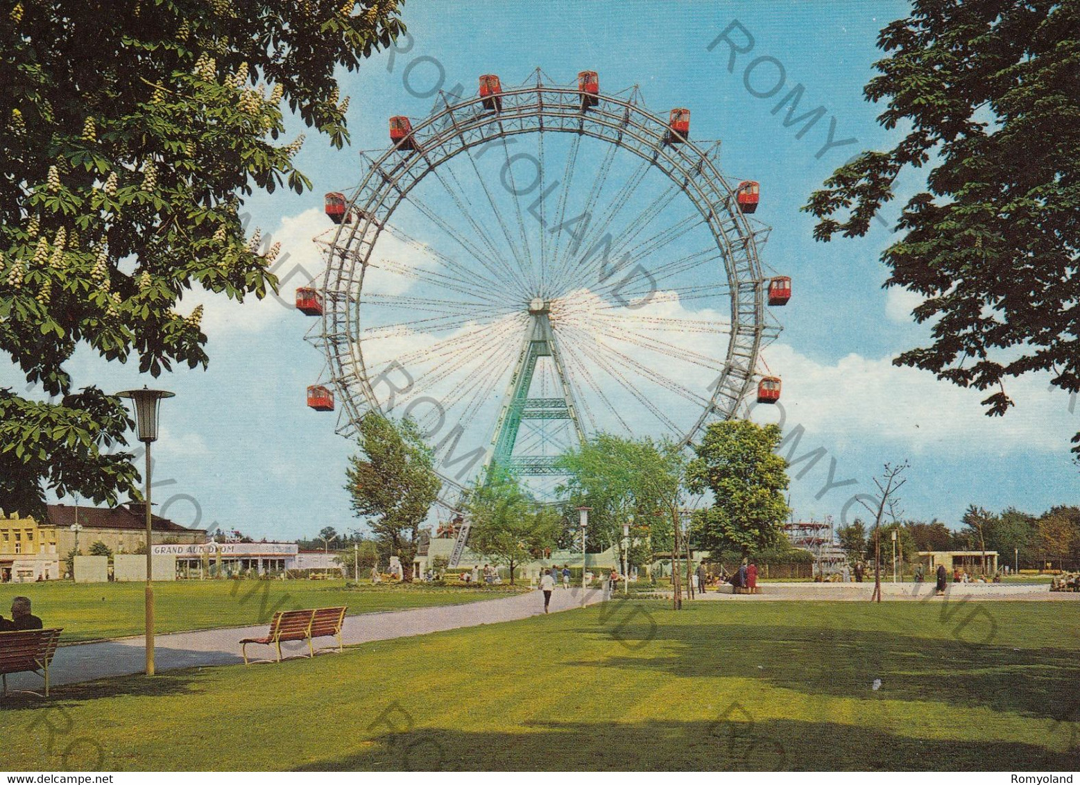 CARTOLINA  VIENNA,AUSTRIA,PRATER,BIG WHEEL,NON VIAGGIATA - Musées