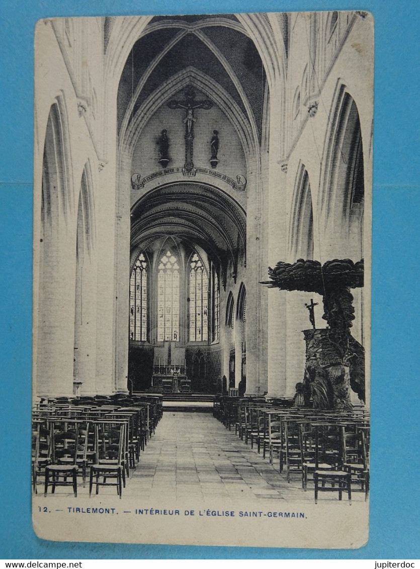 Tirlemont Intérieur De L'Eglise Saint-Germain - Tienen