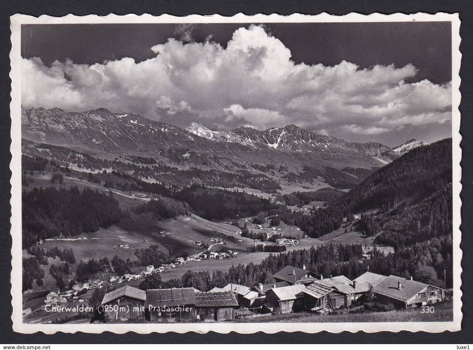 SWITZERLAND ,  Churwalden ,  OLD  POSTCARD - Churwalden