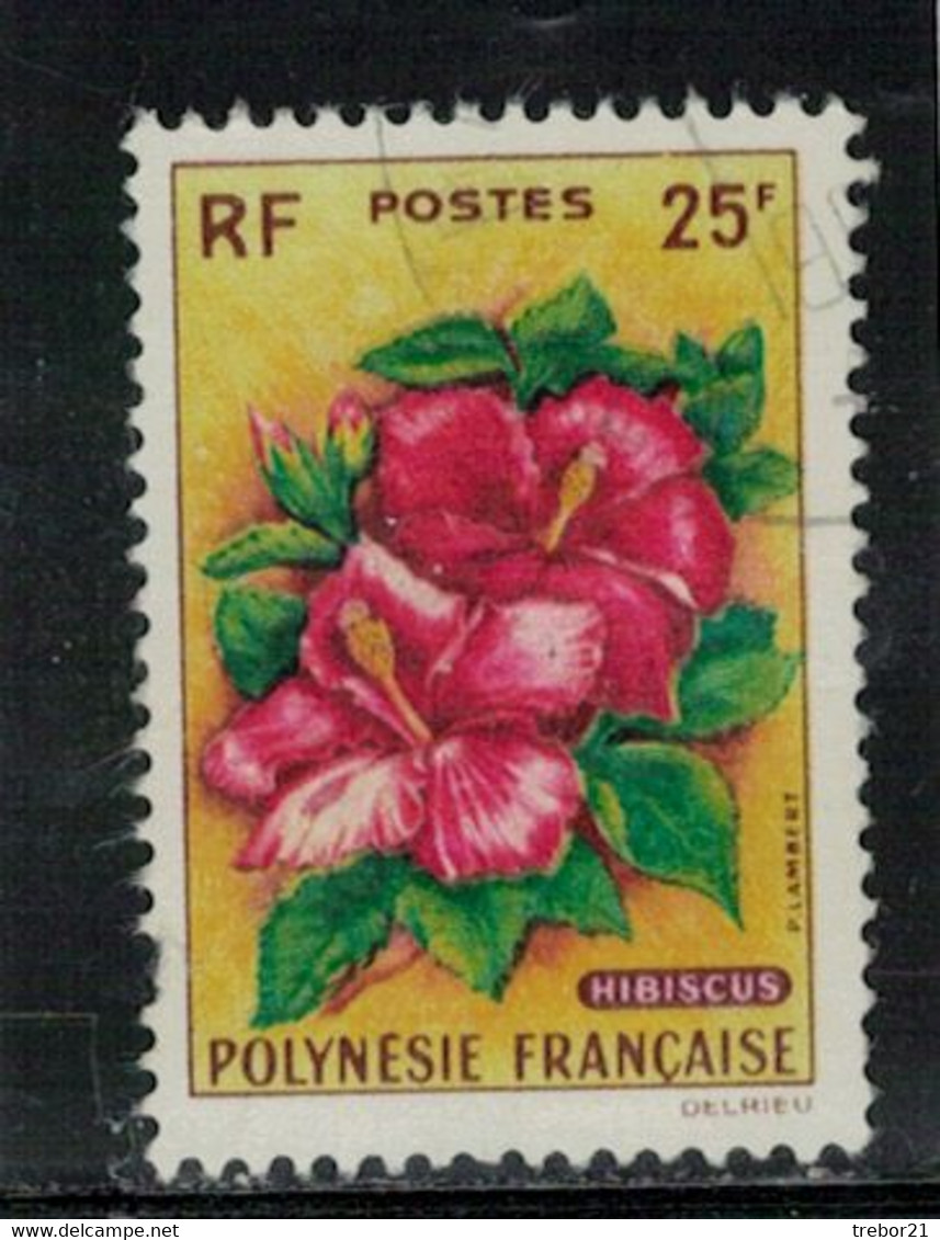 POLYNESIE - Yvert N° 16 - Flore, Hibiscus. - Gebruikt