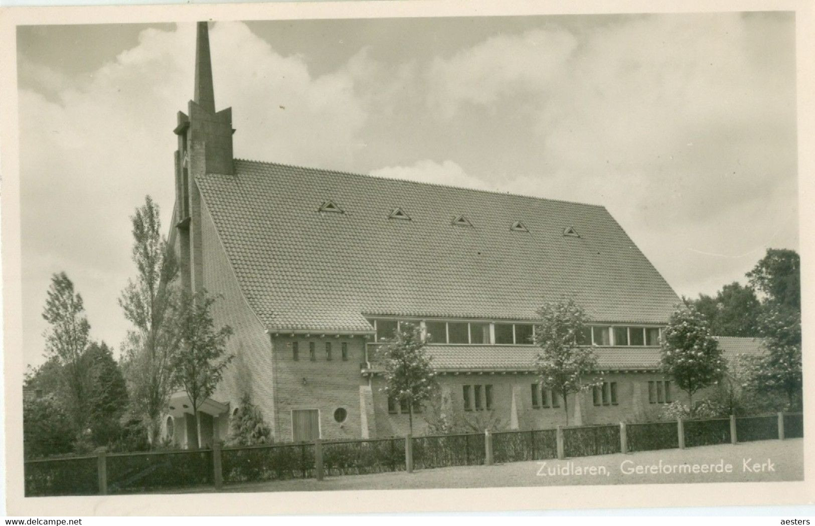 Zuidlaren 1953; Gereformeerde Kerk - Gelopen. (J.J. Scholten - Wildervank) - Zuidlaren