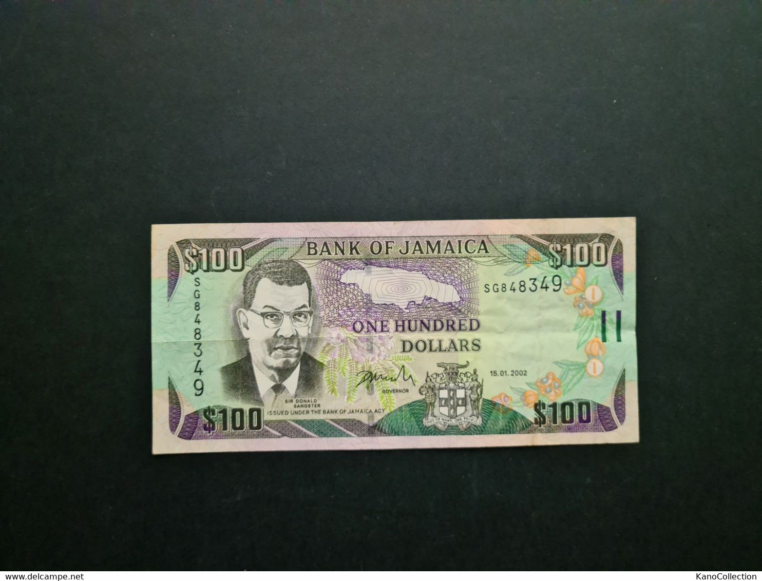 100 Dollar, Bank Of Jamaica - Jamaique