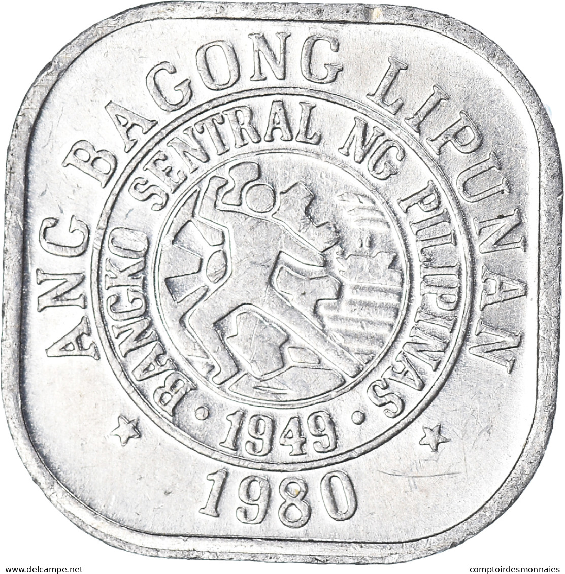 Monnaie, Philippines, Sentimo, 1980 - Filippine