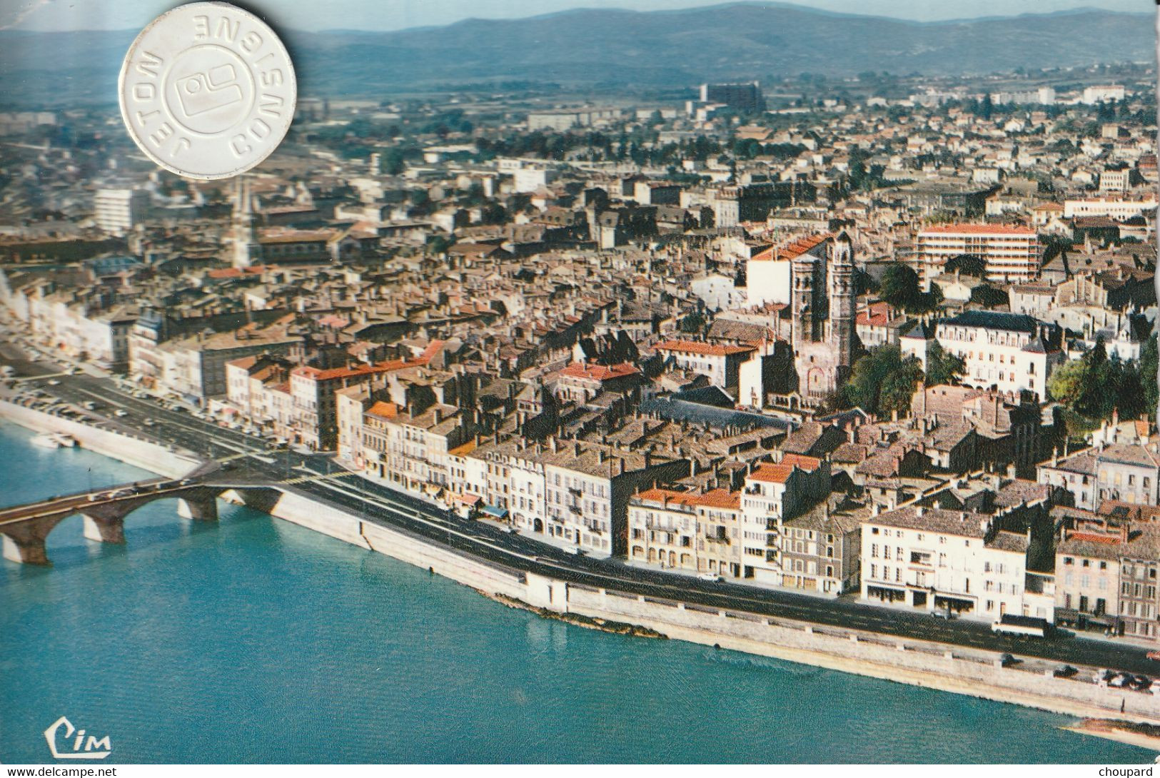 71 -  Carte Postale Semi Moderne De  MACON   Vue Aérienne - Macon