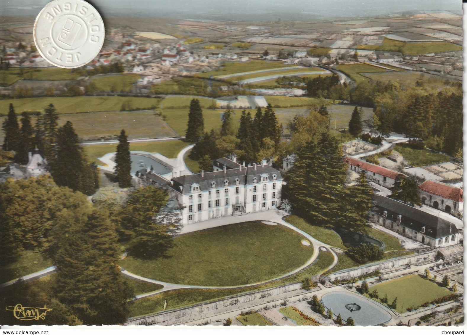 58-  Carte Postale Semi Moderne De  SAINT HONORE LES BAINS     Vue Aérienne - Saint-Honoré-les-Bains