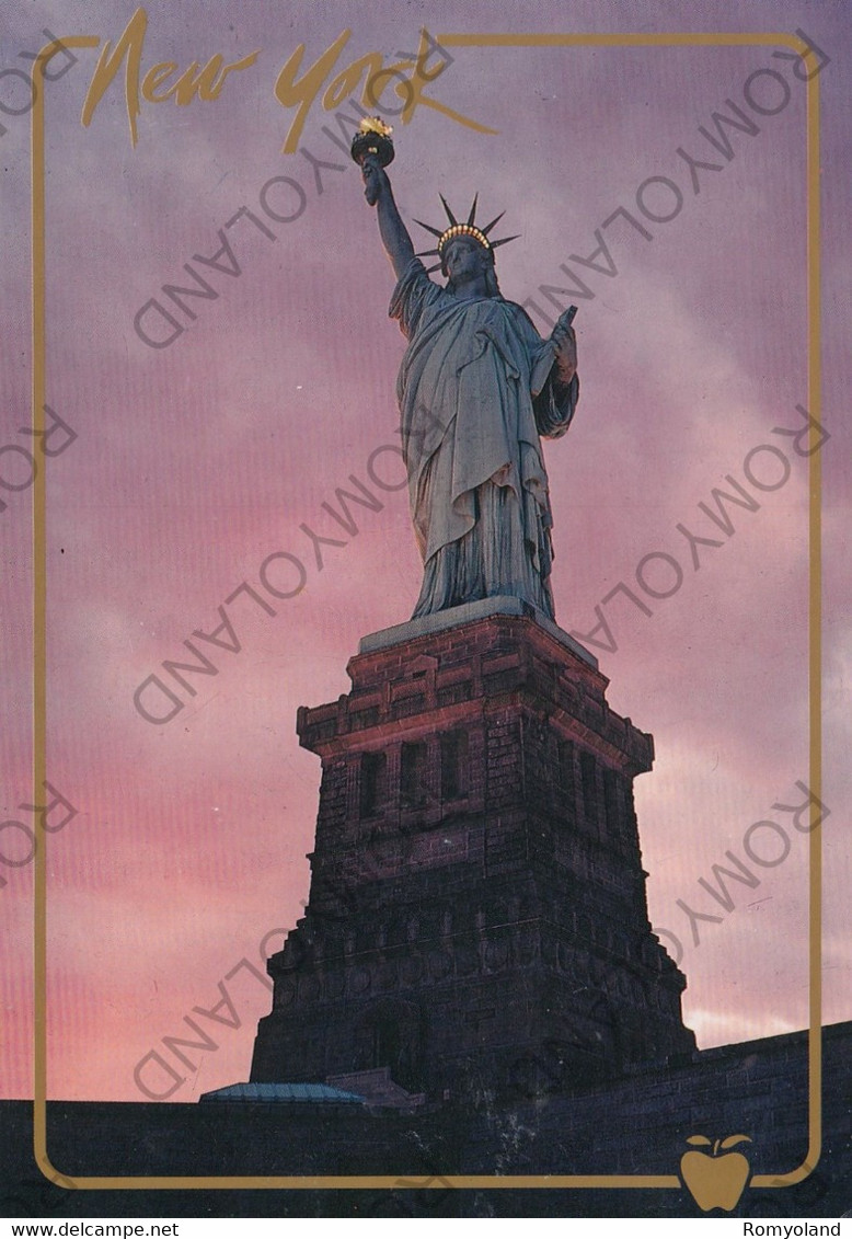 CARTOLINA  NEW YORK,STATI UNITI,THE STATUE OF LIBERTY,NON VIAGGIATA - Statue Of Liberty