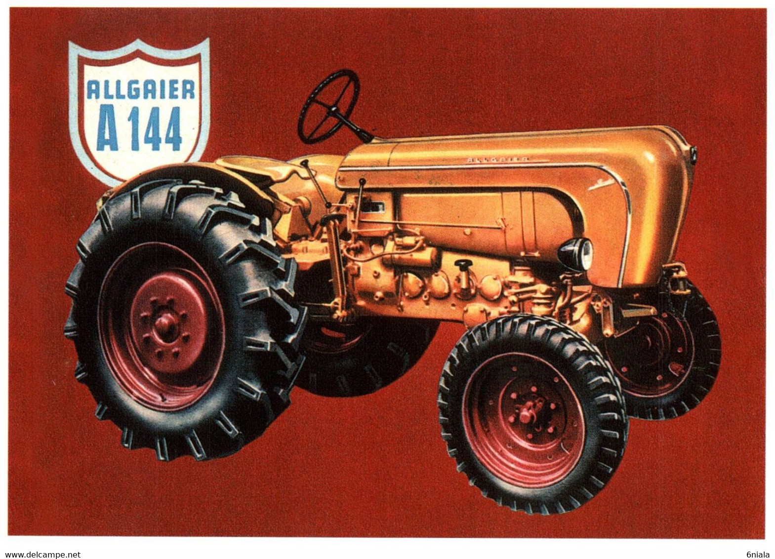 12476   ALLGAIER A144   TRACTEURS  Matériel Agricole N° 118  éditions Centenaire .  (Recto Verso) - Tractors