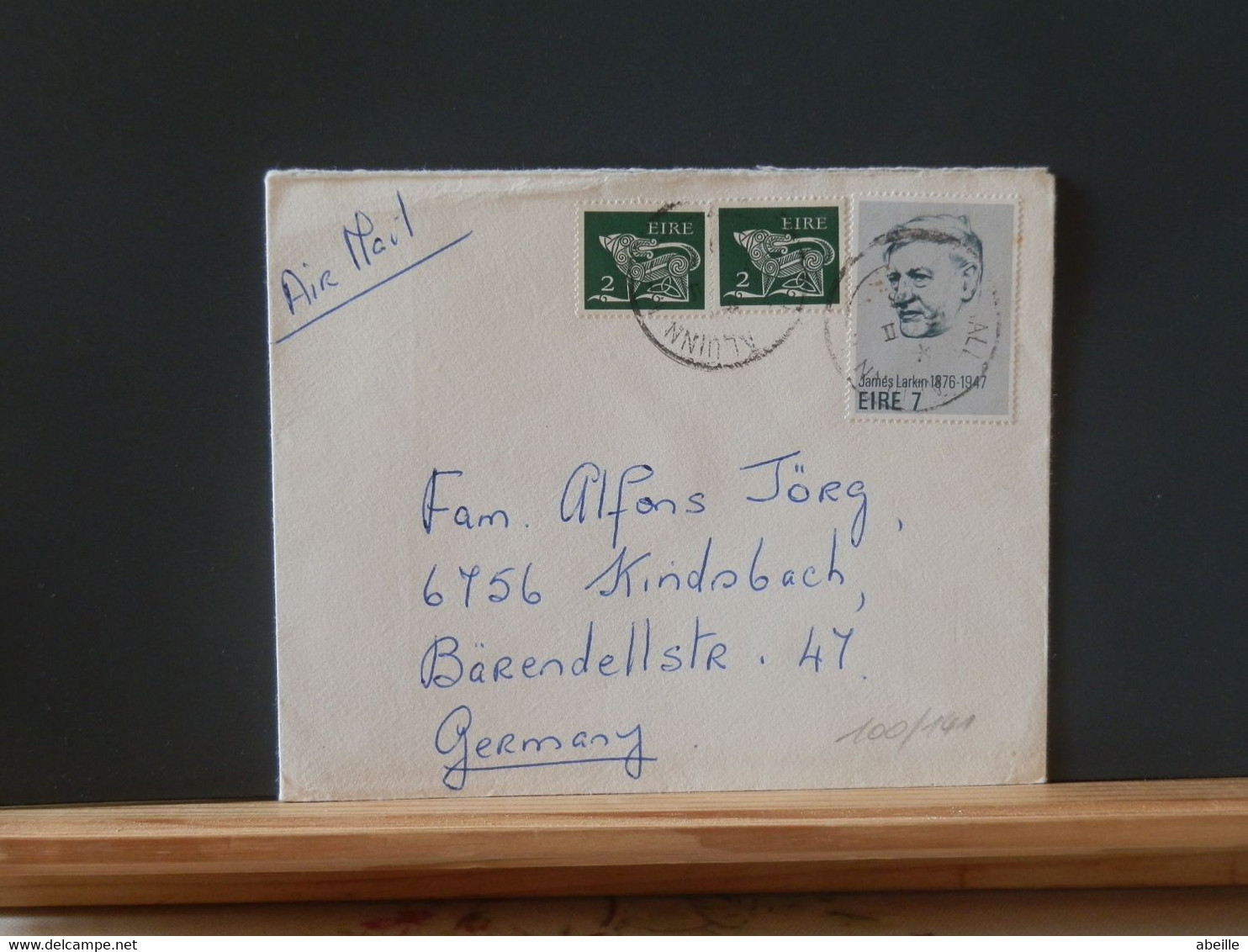 100/141 Lettre  EIRE TO GERMANY - Brieven En Documenten